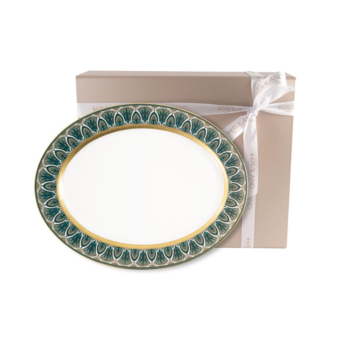 Haviland Reves Du Nil Oval Dish - Gold