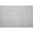 Feizy Redford 8847F Transitional Solid in White/Silver