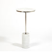 Global Views Nickel Cored Marble Table