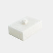 Global Views Isla Facet Knob Alabaster Box