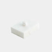 Global Views Isla Facet Knob Alabaster Box