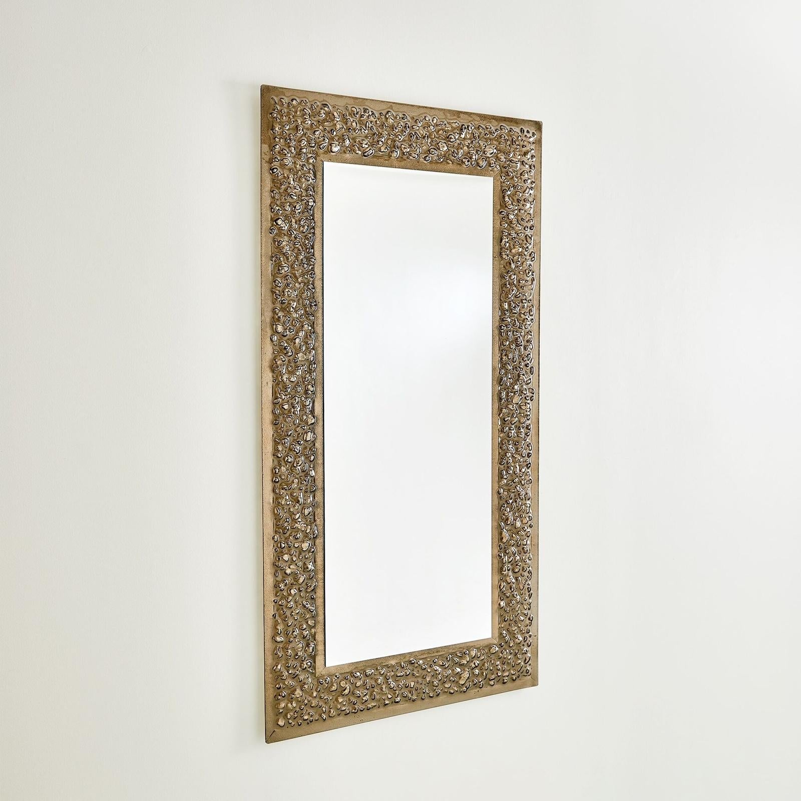 Global Views Zeke Golden Stone Full Length Mirror