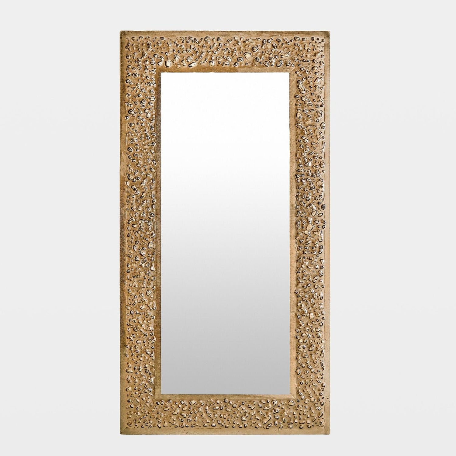 Global Views Zeke Golden Stone Full Length Mirror