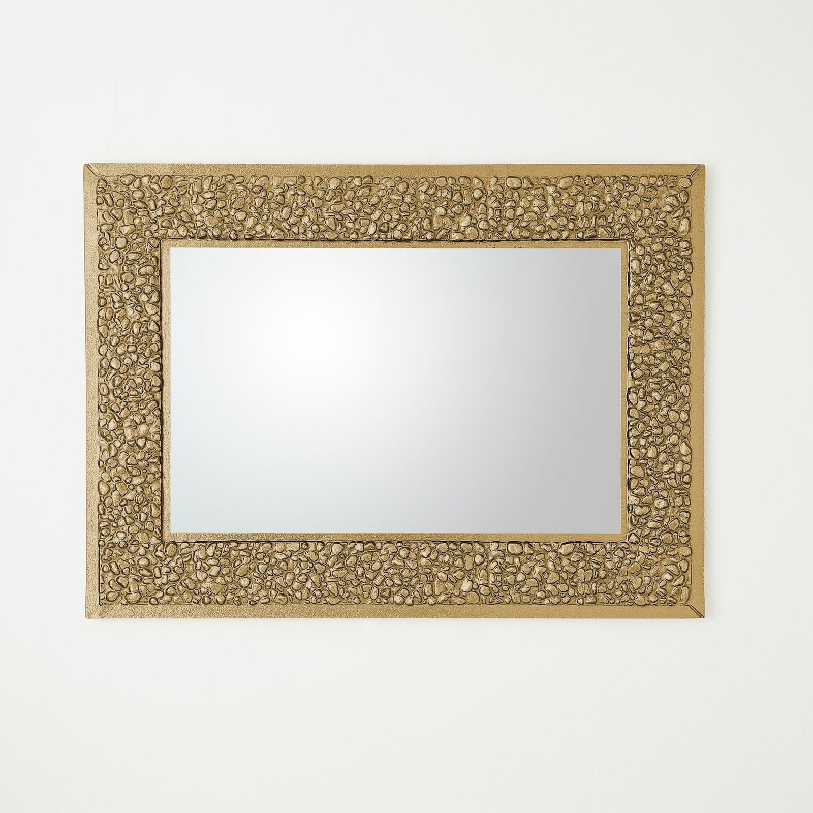 Global Views Zeke Golden Stone Full Length Mirror