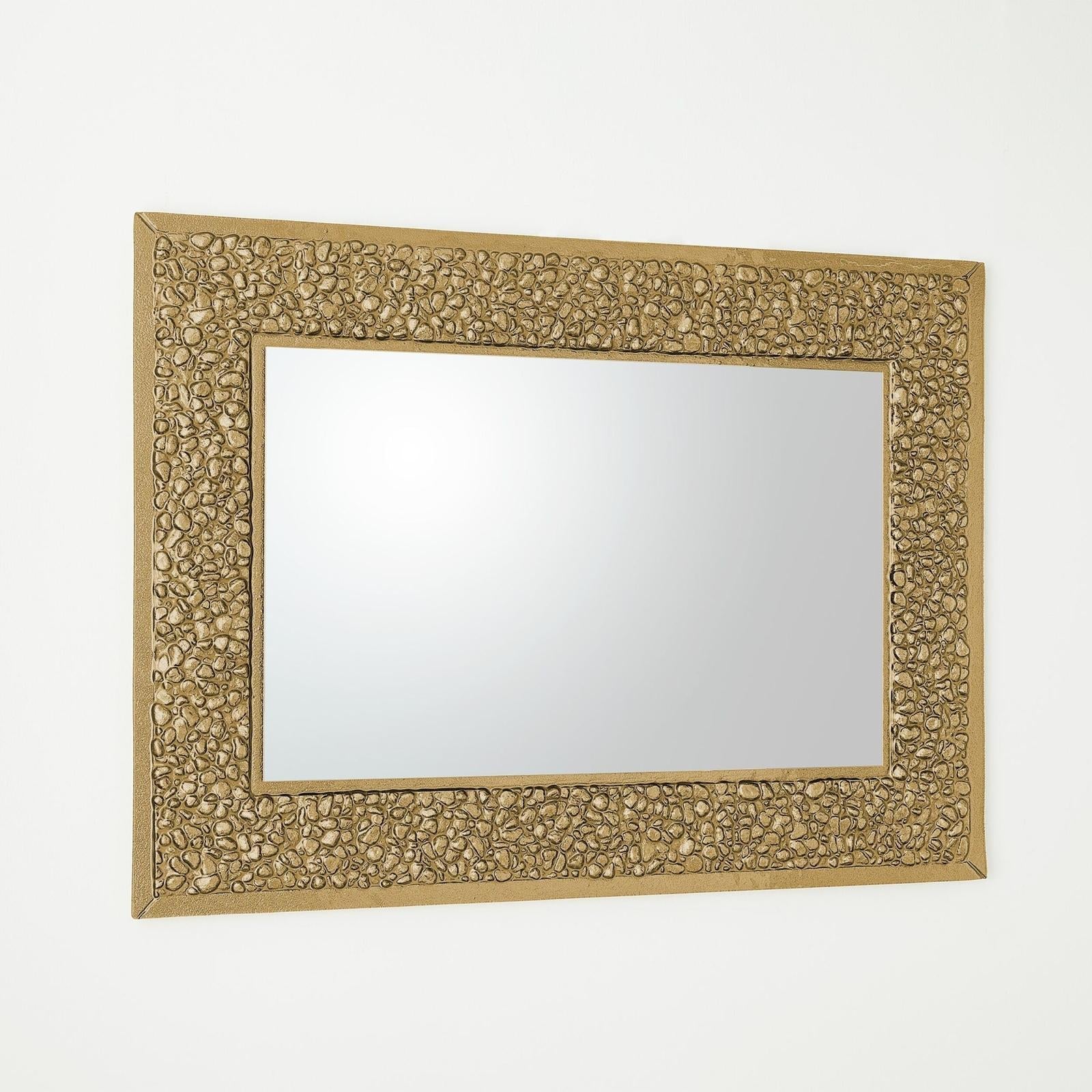 Global Views Zeke Golden Stone Full Length Mirror