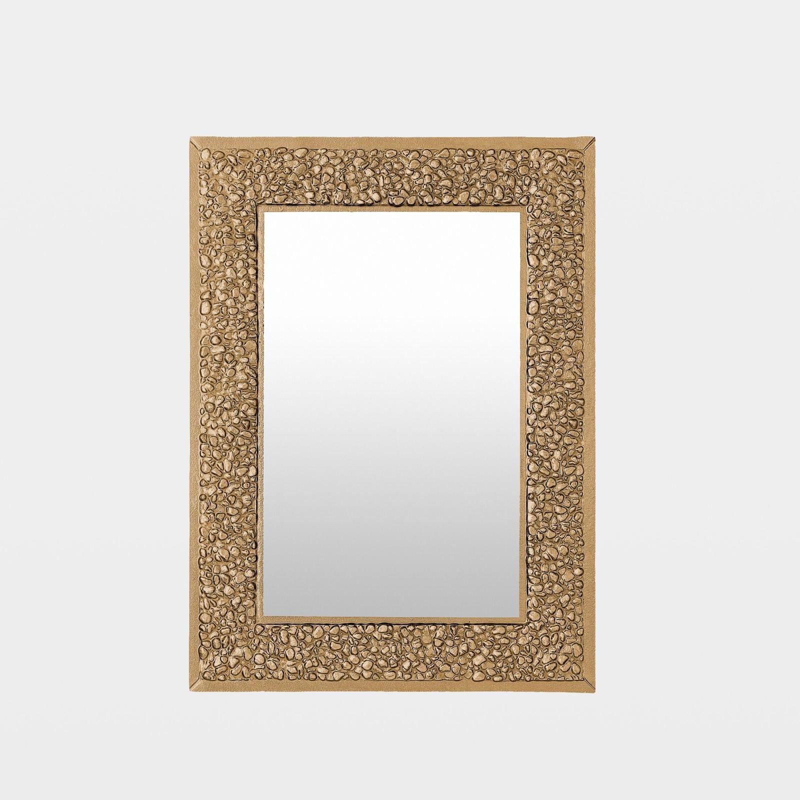 Global Views Zeke Golden Stone Full Length Mirror