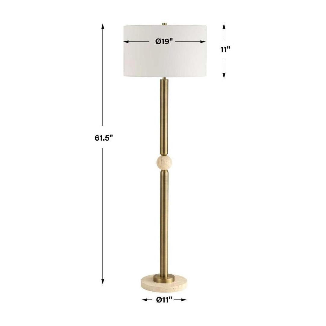 Uttermost Hudson Gold Floor Lamp