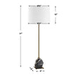 Uttermost Rowland Panda Marble Buffet Lamp