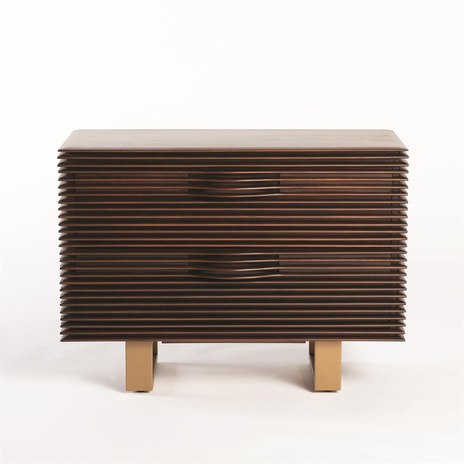 Global Views Cantilevered Wood Star Media Cabinet
