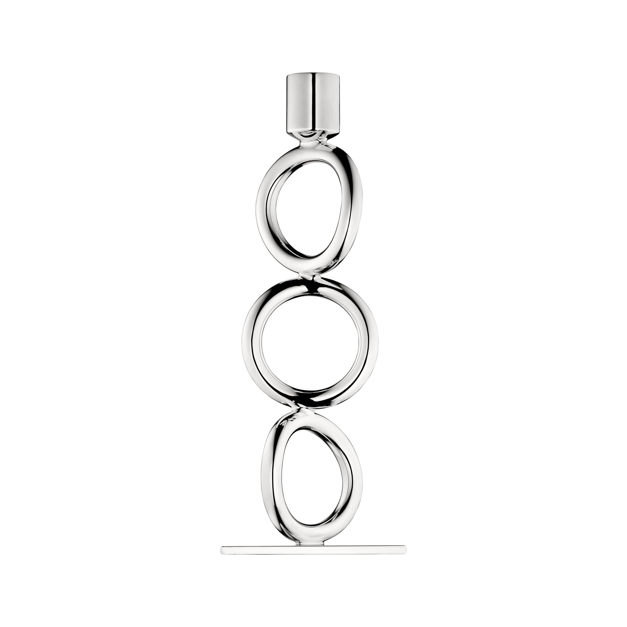 Christofle Vertigo Silver-Plated Candelabra Candlestick