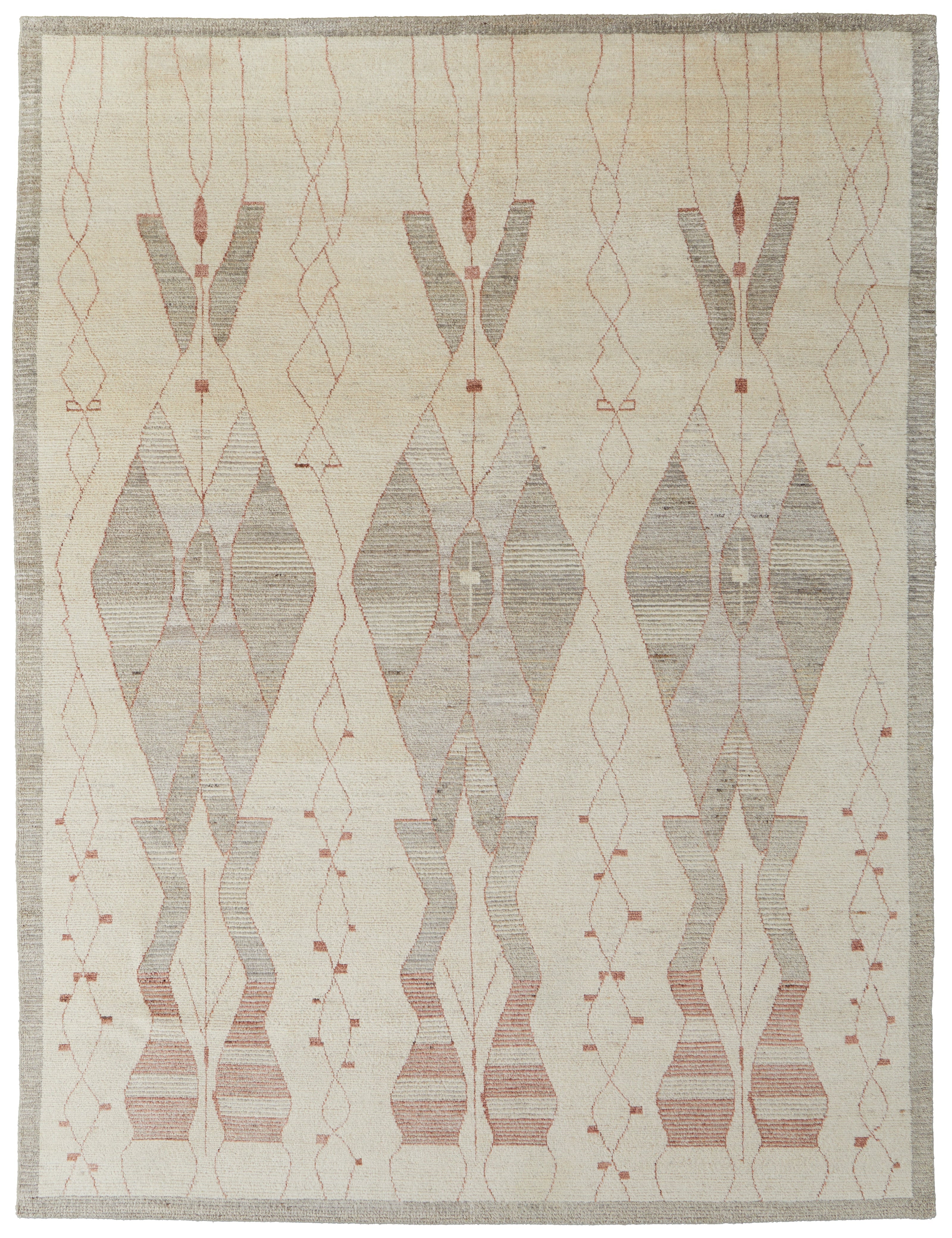 Feizy Kasbah 69G3F Rug in Beige/Gray