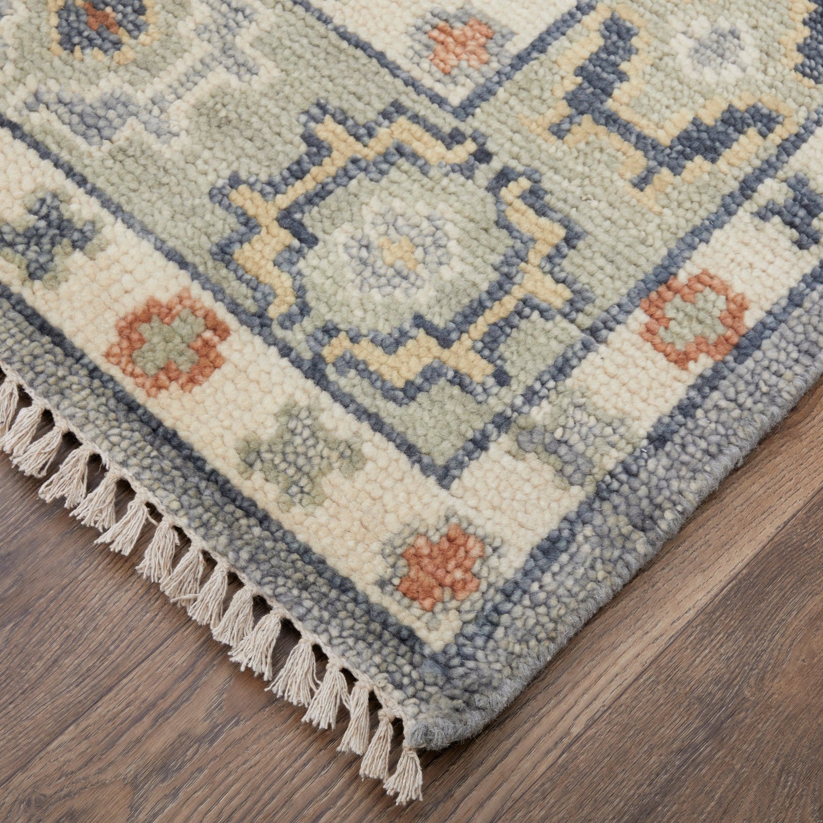 Feizy Fillmore 69CIF Transitional Diamond in Blue/Taupe/Gray