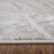 Feizy Waldor 39NBF Modern Abstract in Taupe/Brown/Silver