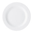 Rosenthal Form 1382 White Bread & Butter Rim Plate