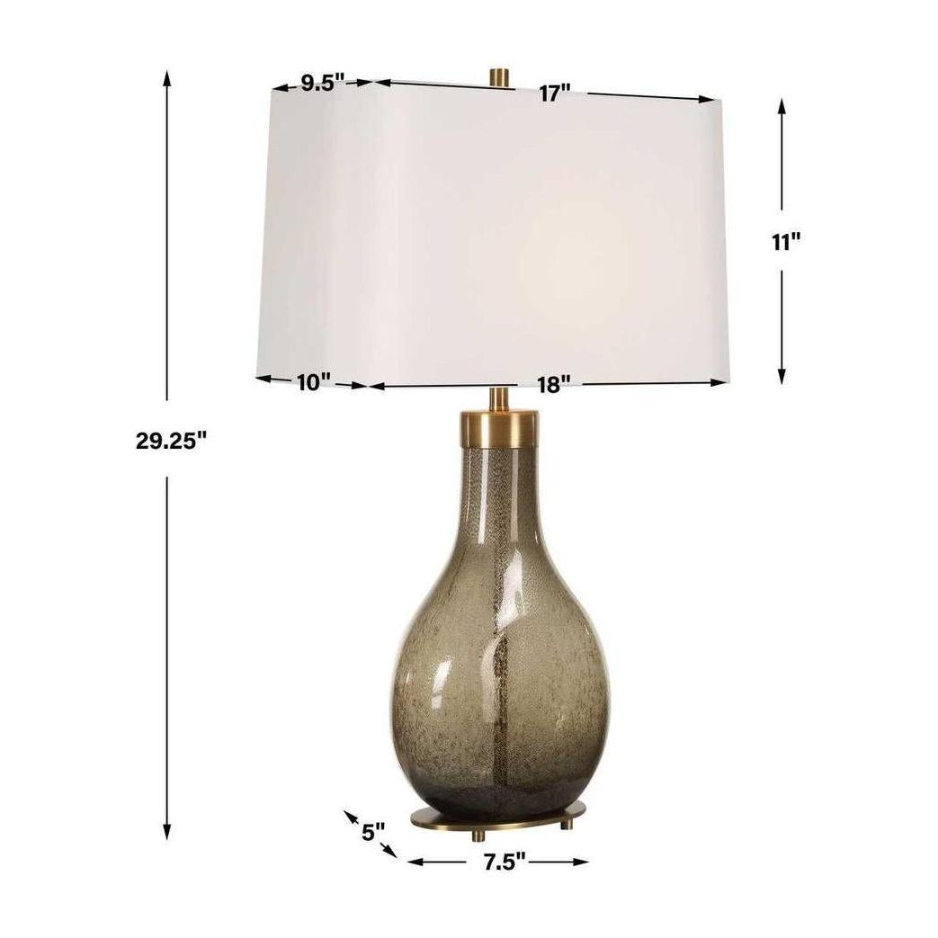 Uttermost Shyla Dark Glass Table Lamp