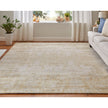 Feizy Eastfield 69FPF Modern Abstract in Yellow/Ivory/Gold