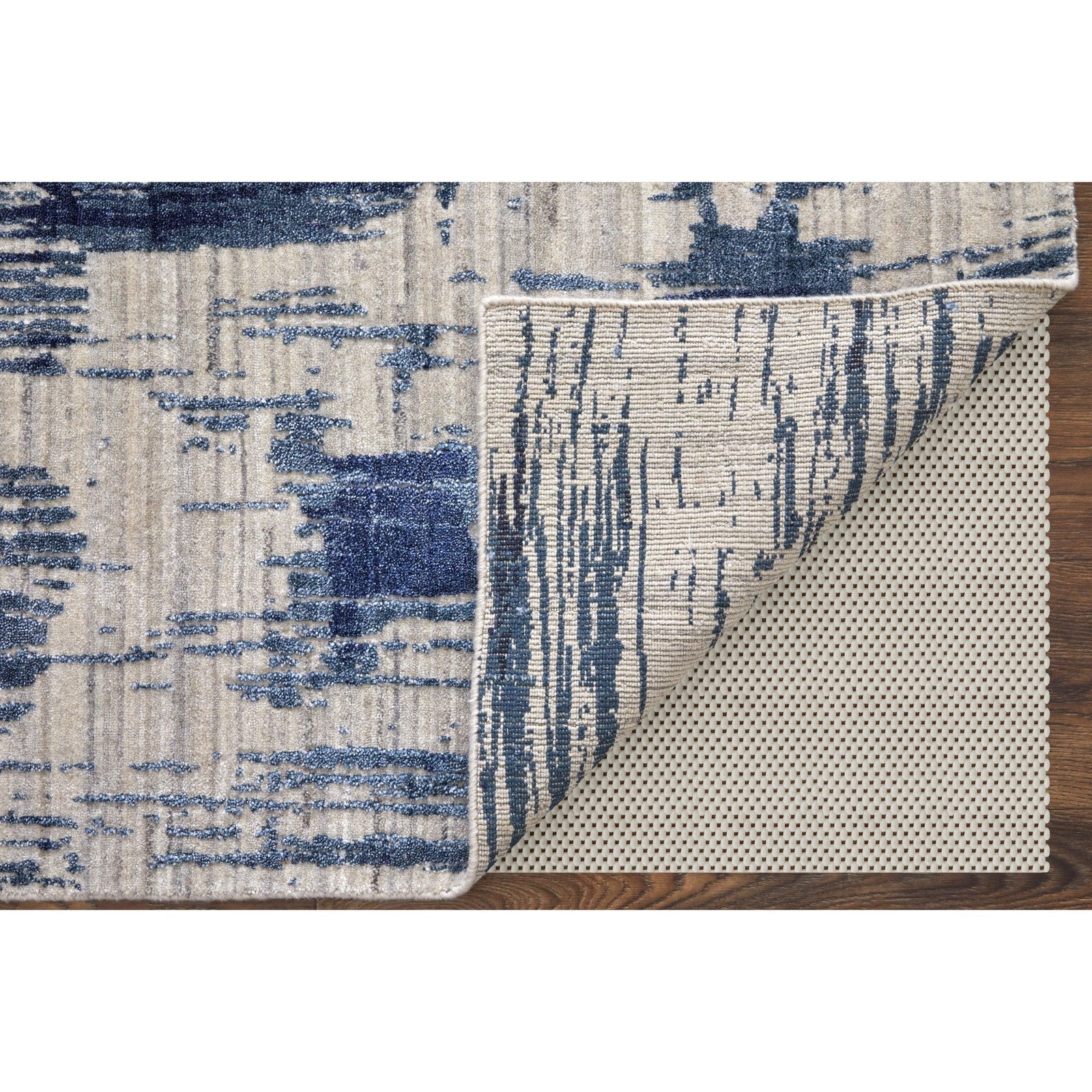 Feizy Eastfield 69AGF Modern Abstract in Blue/Ivory