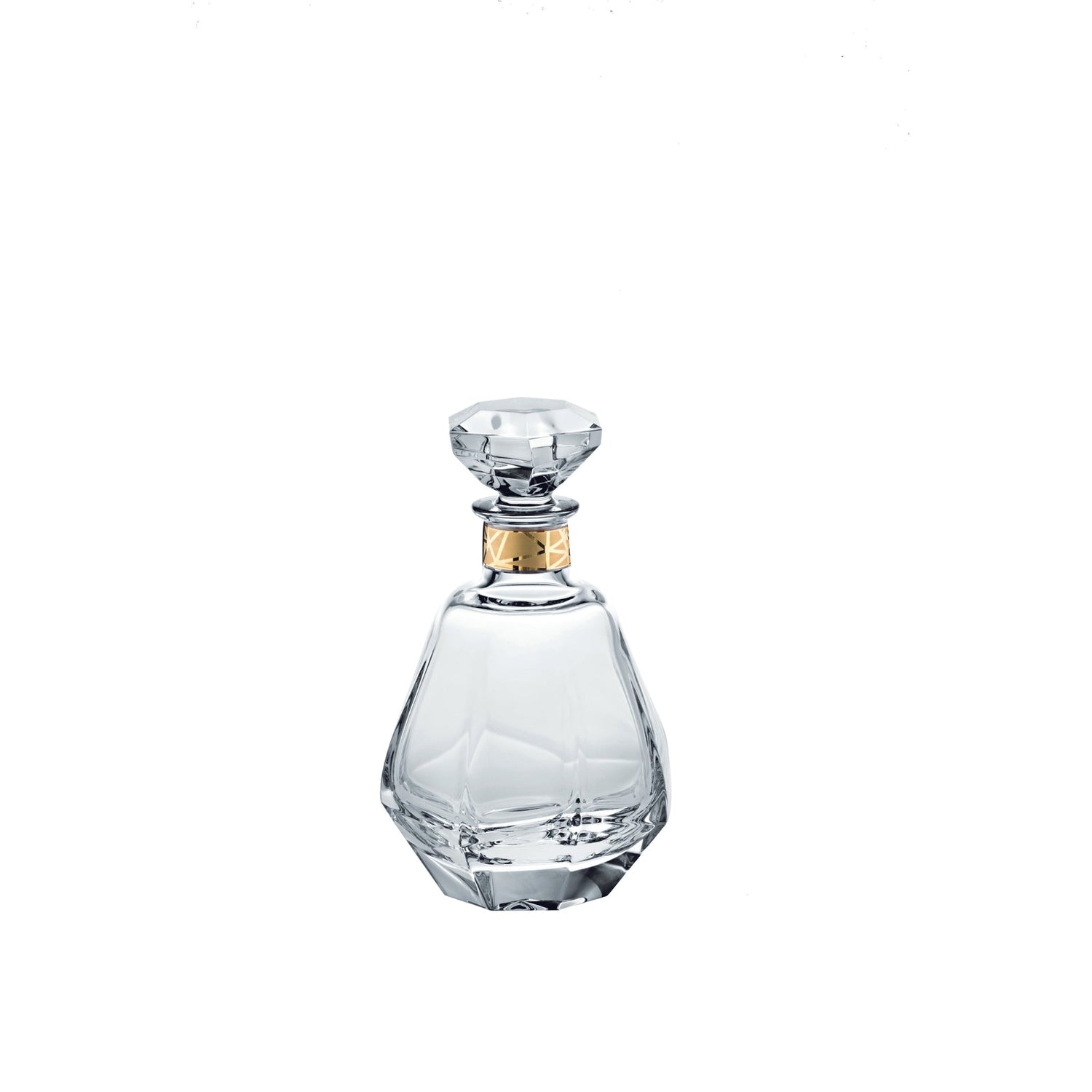 Vista Alegre Gemstone Whisky Decanter with Gold