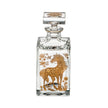 Vista Alegre Golden Whisky Decanter with Gold Horse
