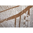 Feizy Waldor 39NBF Modern Abstract in Taupe/Brown/Silver