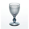 Vista Alegre Bicos Bicolor Goblet with Grey Stem