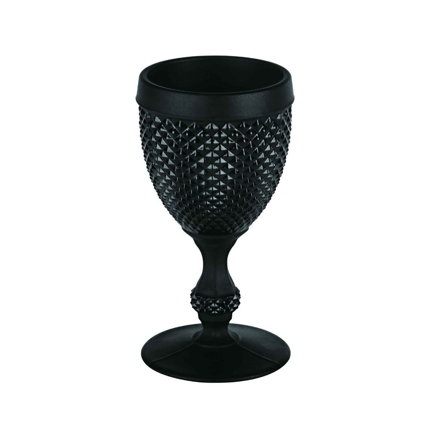 Vista Alegre Bicos Bicolor Black Goblet Matte / Gloss