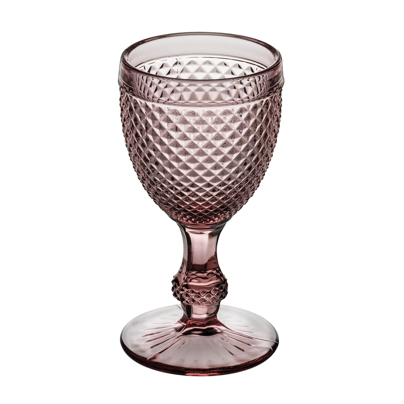 Vista Alegre Bicos Pink Water Goblets Pink - Set of 4