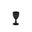 Vista Alegre Bicos Frosted Black Goblet - Set of 4