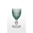 Vista Alegre Bicos Bicolor Goblet with Mint Top - Set of 4