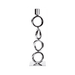 Christofle Vertigo Silver-Plated Candelabra Candlestick