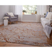 Feizy Pryor 39NEF Modern Abstract in Gold/Brown/Gray