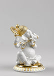 Lladro Bansuri Ganesha Figurine Golden Lustre