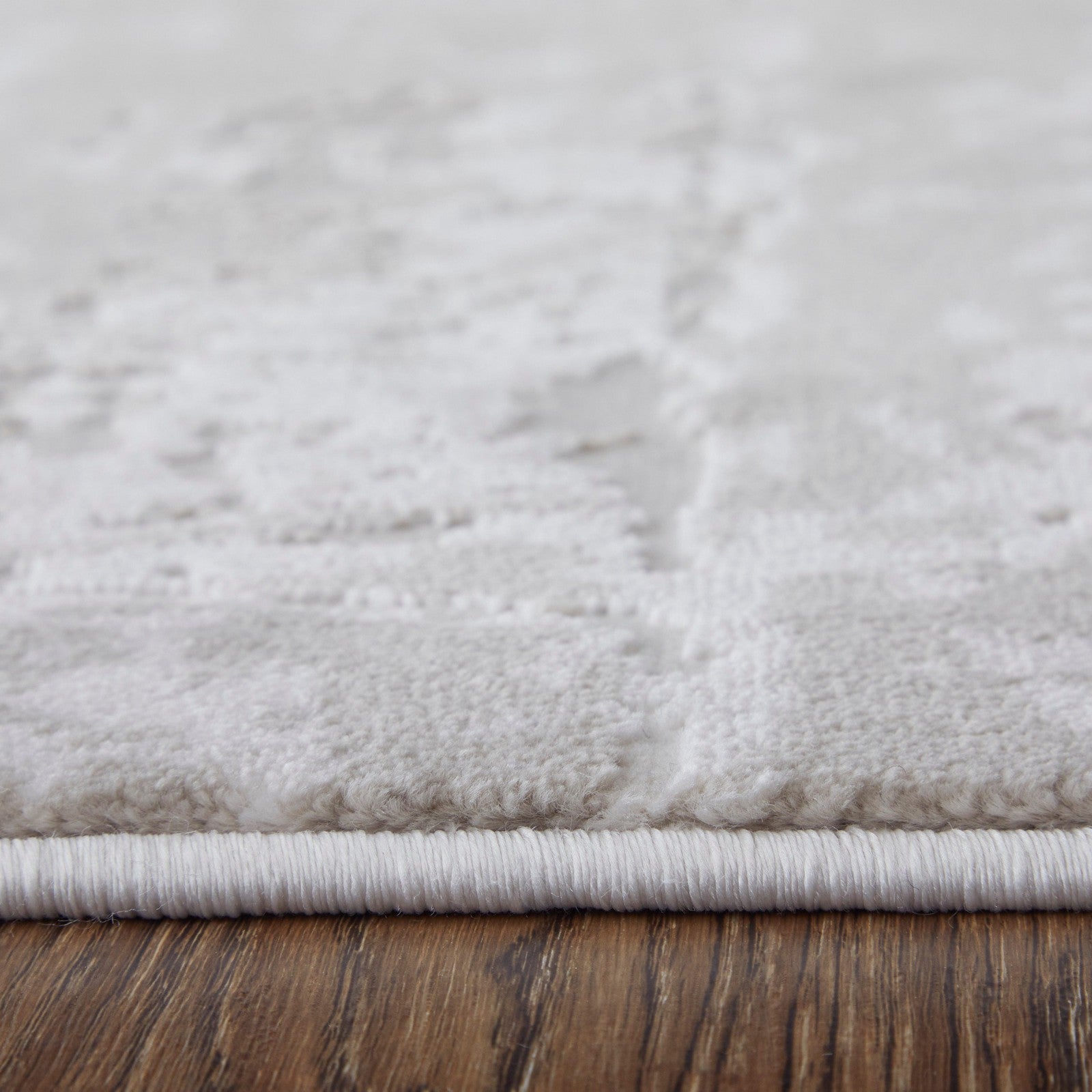 Feizy Prasad 39NAF Modern Abstract in Ivory/Taupe/Silver