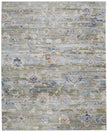 Feizy Melrose 39P3F Rug in Green/Ivory
