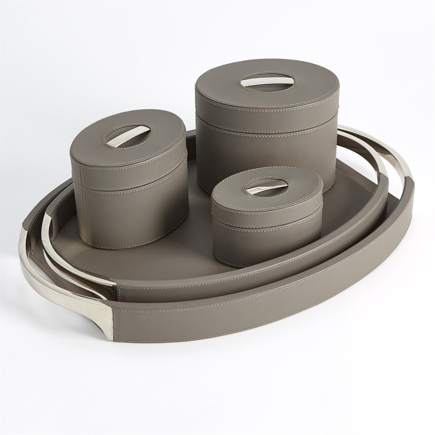 Global Views Fossil Grey Roberts Tray