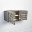 Global Views Abstract Block Two Door Cabinet