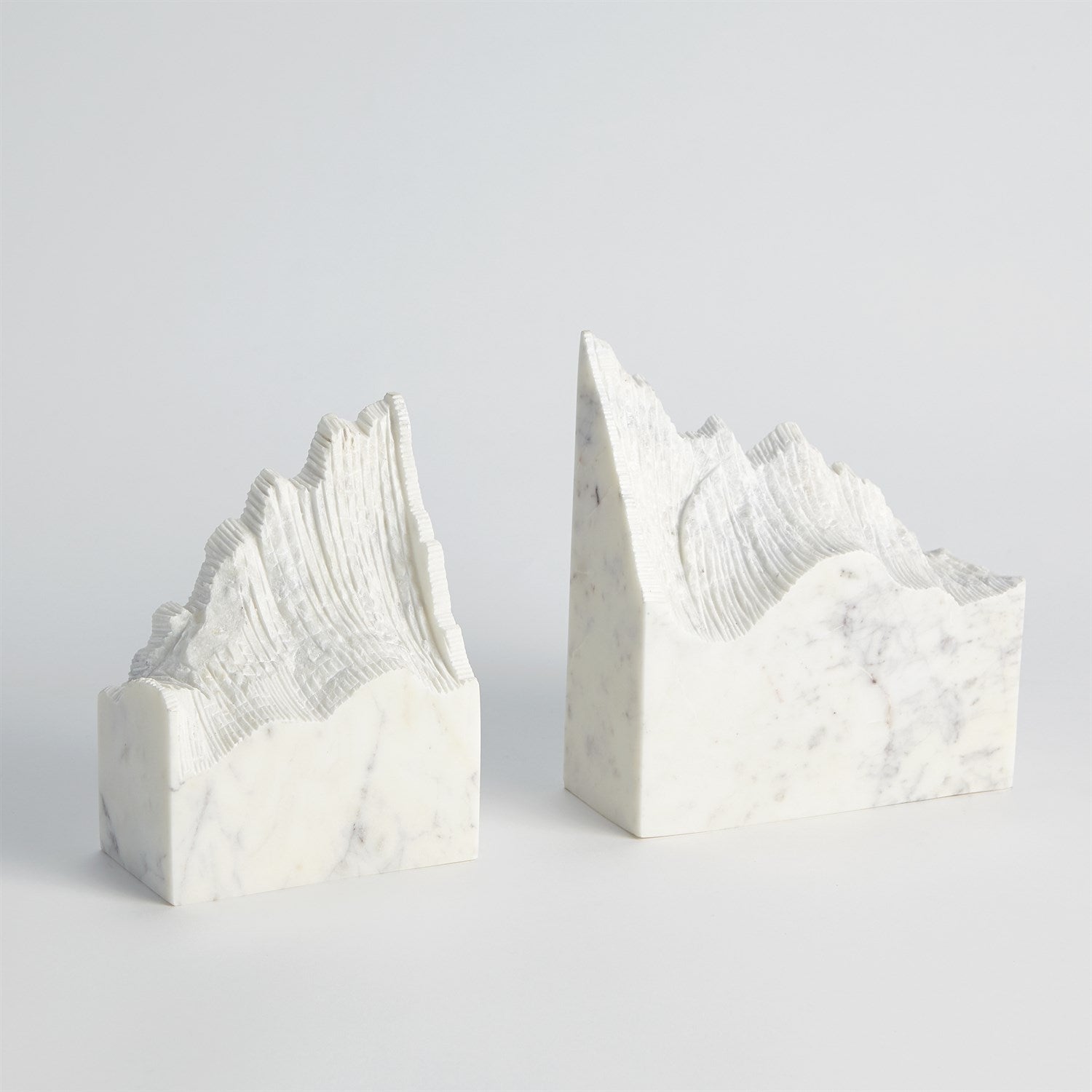 Global Views Mountain Summit Bookends Set of 2