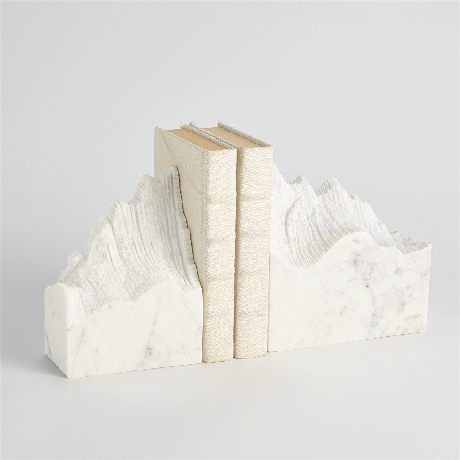 Global Views Mountain Summit Bookends Set of 2