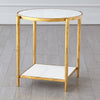 Global Views Circle Square Side Table