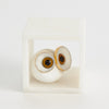 Global Views Large Alabaster Big Eyed Owl Bookends Cube Set of 2