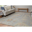 Feizy Grafton 69FMF Transitional Floral & Botanical in Blue/Gray/Yellow