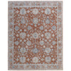 Feizy Pasha 39M7F Transitional Floral & Botanical in Red/Ivory/Blue
