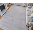 Feizy Prasad 39N8F Modern Distressed in Ivory/Silver/Gray