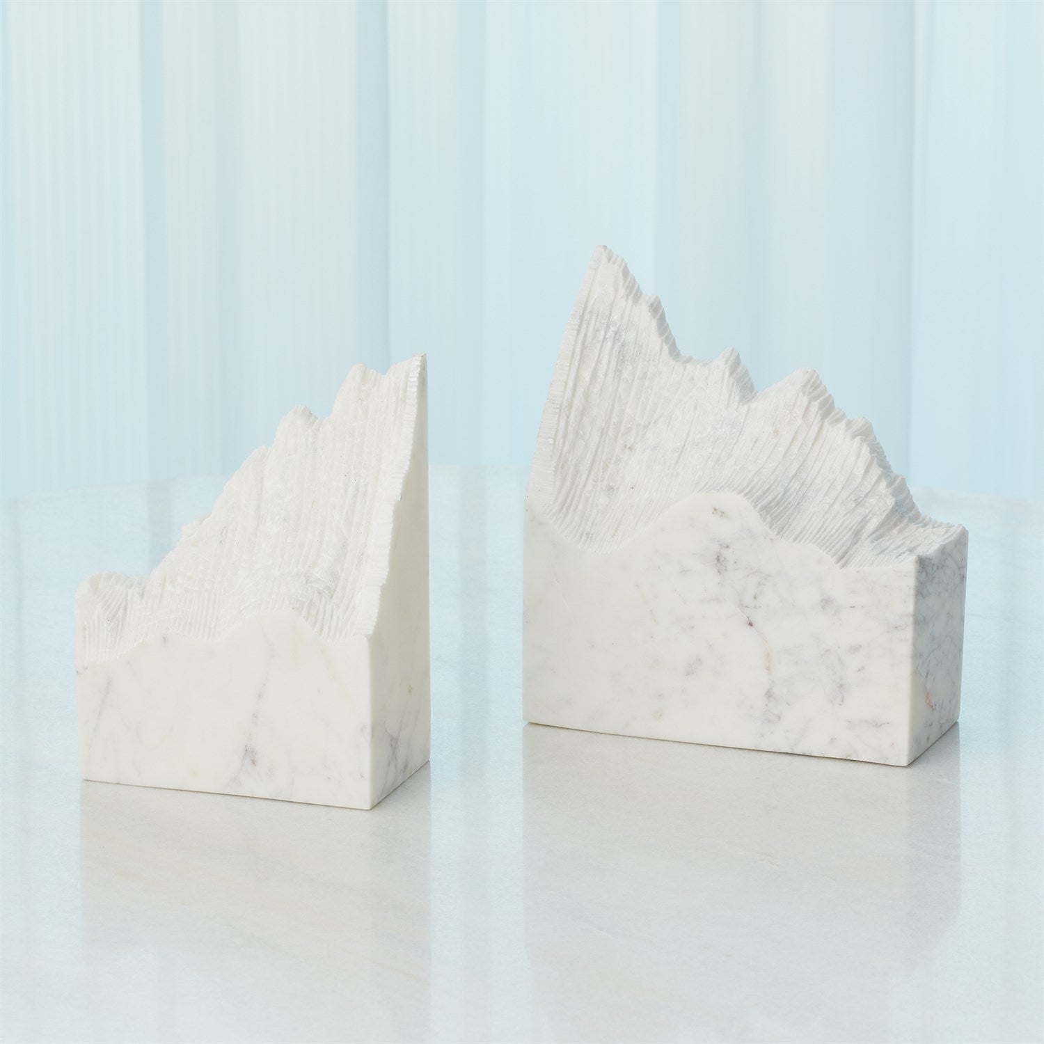 Global Views Mountain Summit Bookends Set of 2