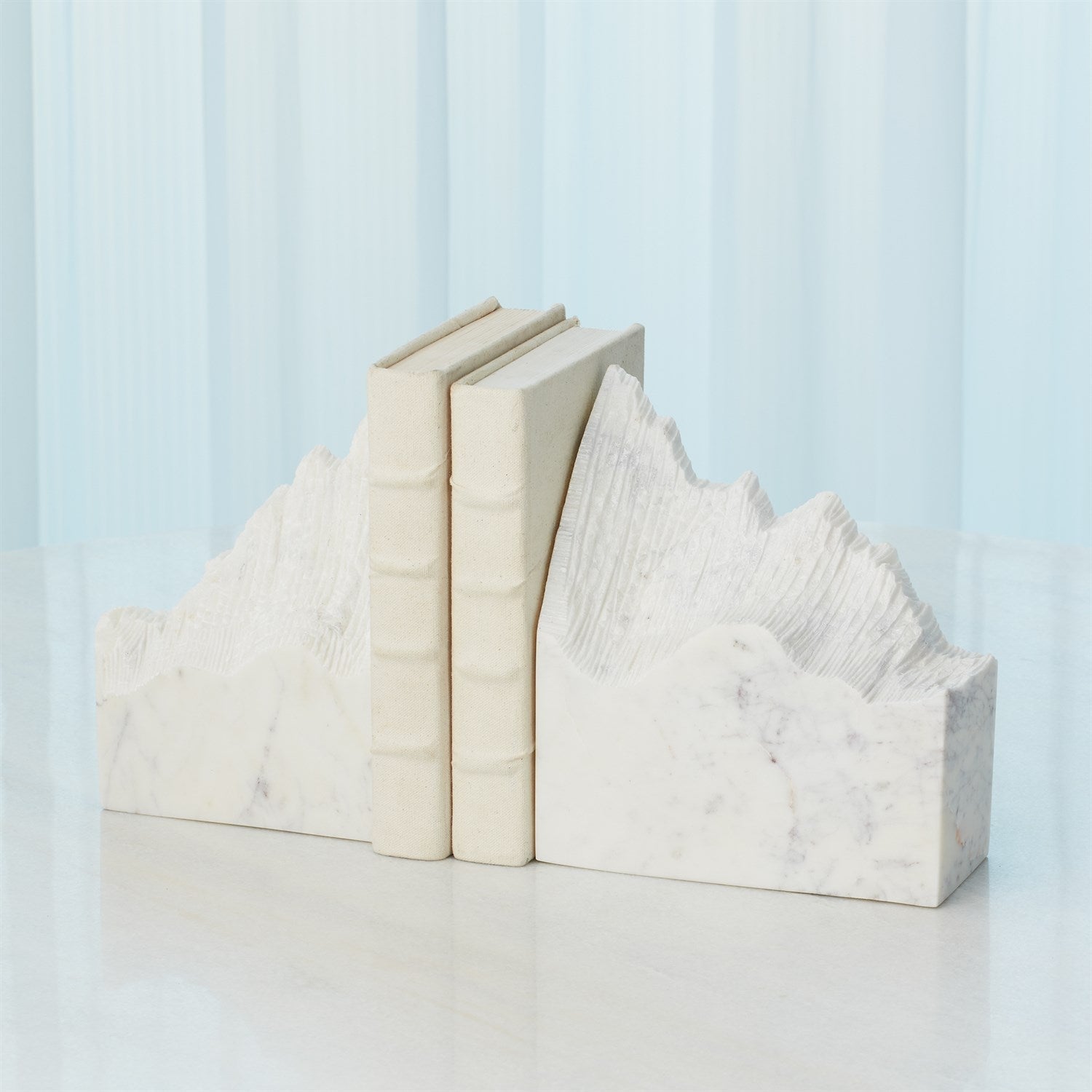 Global Views Mountain Summit Bookends Set of 2