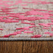 Feizy Pryor 39NEF Modern Abstract in Pink/Gray/Taupe