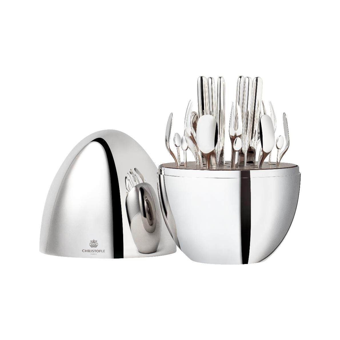 Christofle Mood Party Silver-Plated 24-Piece Appetizer Set