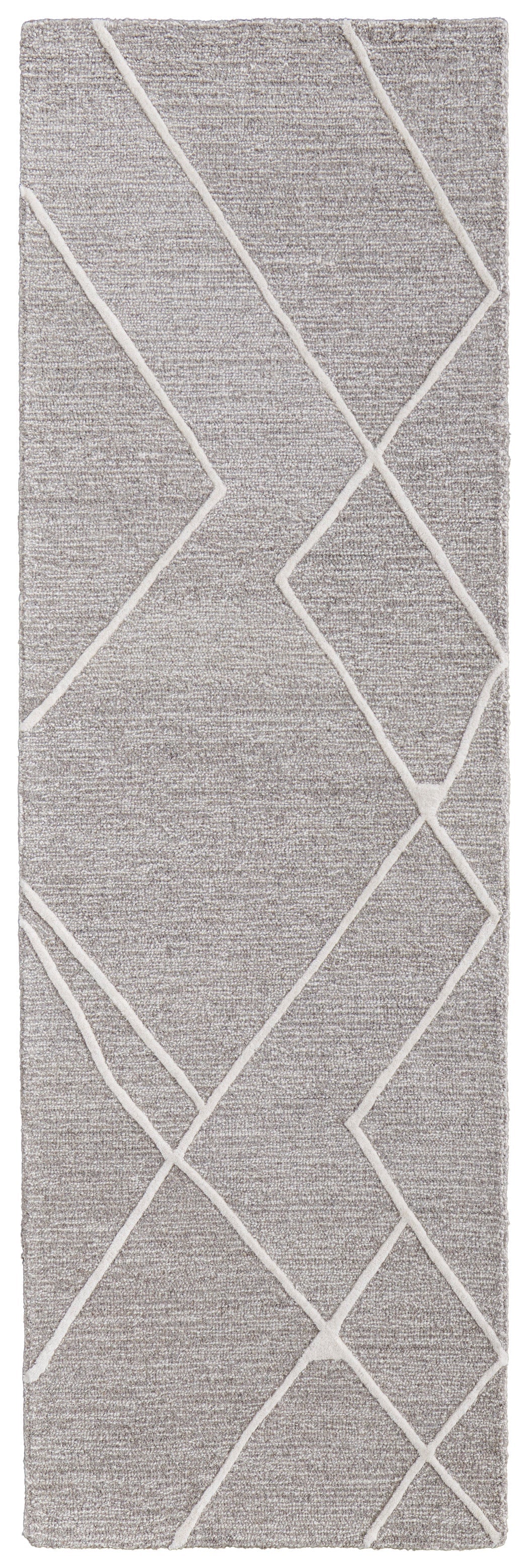 Feizy Euclid T8004 Rug in Gray/Ivory
