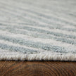 Feizy Elias 69FYF Modern Abstract Rug in Green/Ivory/Tan