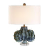 Uttermost Ruffle Up Blue Green Table Lamp